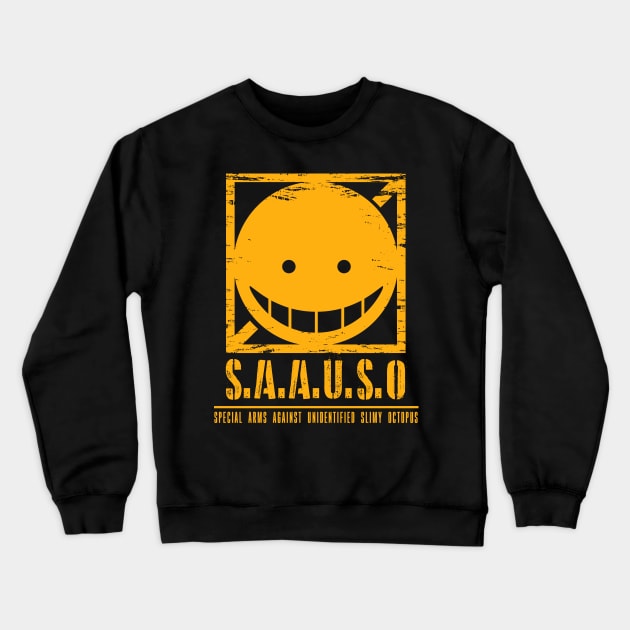 S.A.A.U.S.O Crewneck Sweatshirt by Meca-artwork